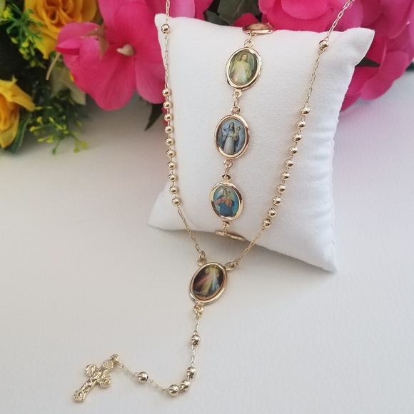 Jewelry - Divine Mery Rosary and All Saints Bracelet